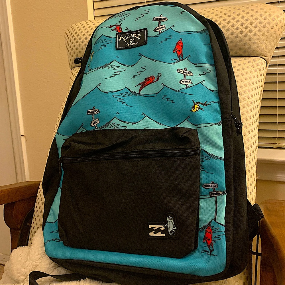 (NWT) Billabong/Dr. Seuss Collab Backpack 🔥